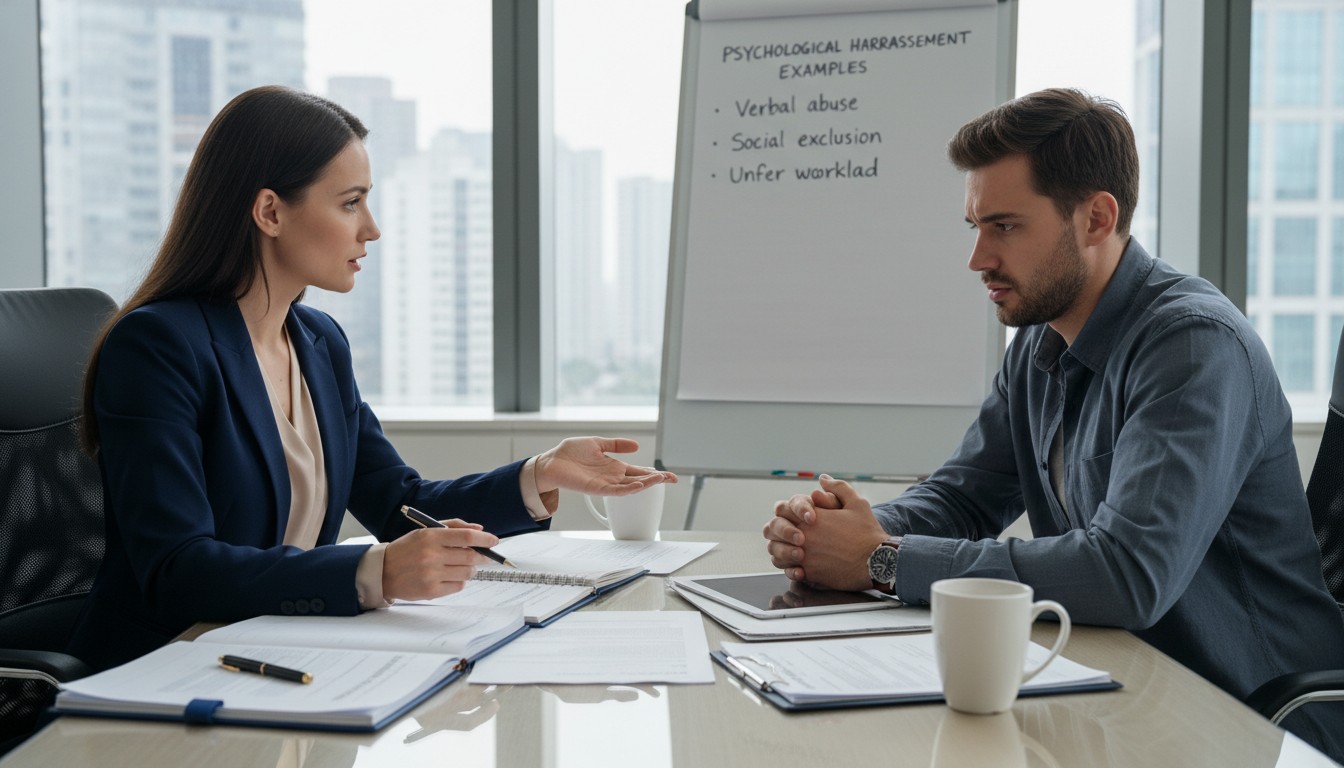 découvrez les différents aspects du harcèlement psychologique en entreprise, ses effets sur les collaborateurs et les bonnes pratiques pour le prévenir et le combattre efficacement.